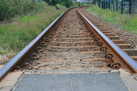 Curving Train Tracks Free Stock Photo Public Domain Pictures