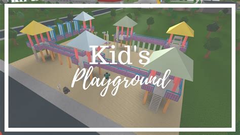 Bloxburg Kids Playground Youtube
