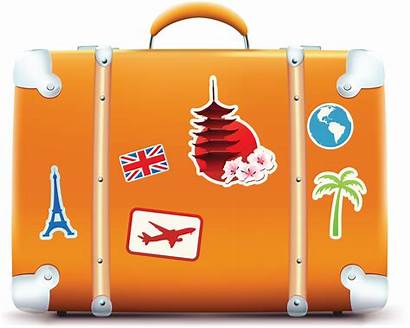 Suitcase Travel Clipart Vacation Open Luggage Cliparts
