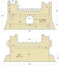 As much as i like making things, i seem to spend more time thinking about what to make next. good template for DIY | Wooden toy castle, Woodworking ...