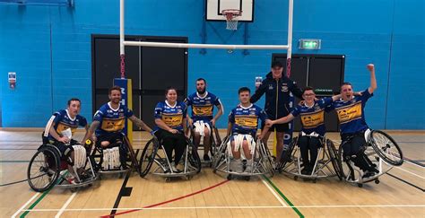 Wheelchair rugby league is an inclusive sport played by anyone. Rhinos Wheelchair Rugby League team secure first League ...