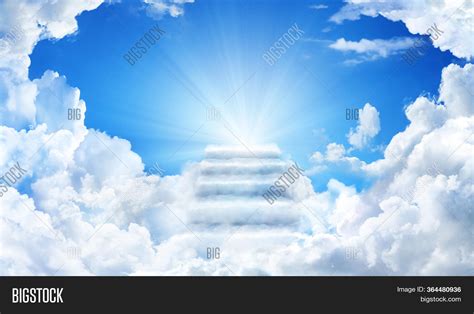 Cloud Stairway Heaven Image And Photo Free Trial Bigstock
