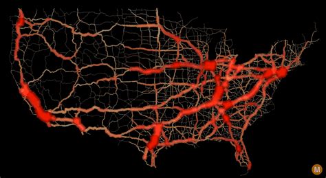 Visualizing Highway Traffic As A Living Circulatory System Metrocosm