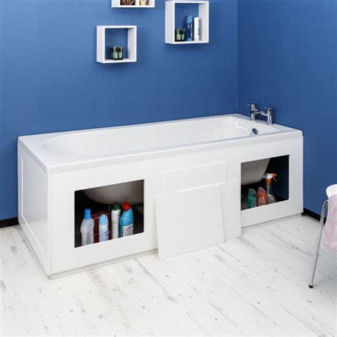 However, bath panels are optional, but necessary addition to baths to give them a fine finish. Storage Bath Panels - Plumbworld