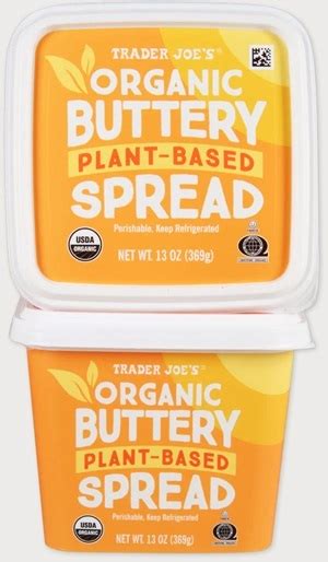 Trader Joes Organic Buttery Plant Based Spread Reviews And Info