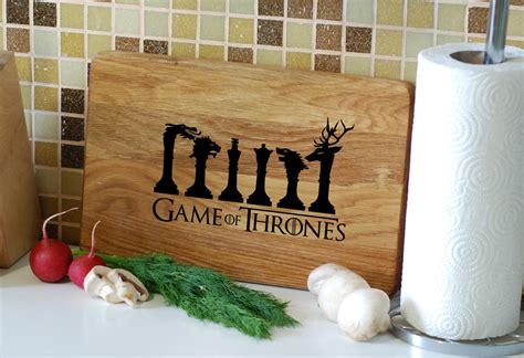 Game Of Thrones Engraved Cutting Board By Woodencuttingboard