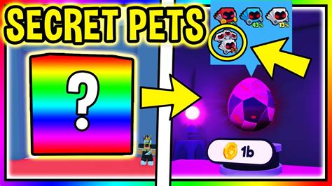 I Found All Secret Pets In Pet Simulator X Roblox Youtube