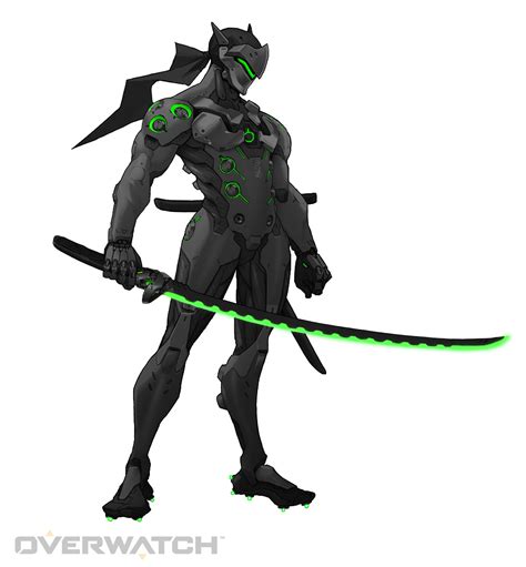 Black Genji Green Overwatch By Plank 69 On Deviantart
