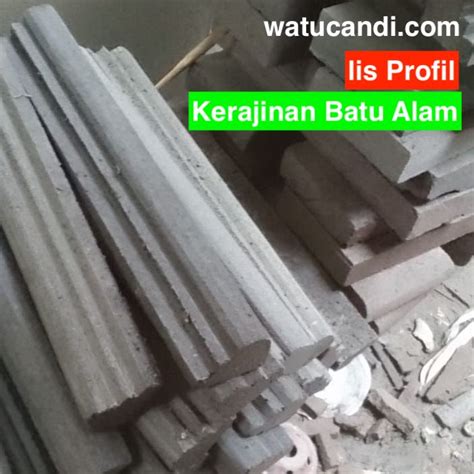 Pengrajin Lis Profil Batu Alam carving narural stone tiles