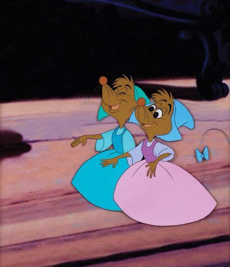 Production Cel Featuring Mice From Cinderella Disney Cinderella Movie