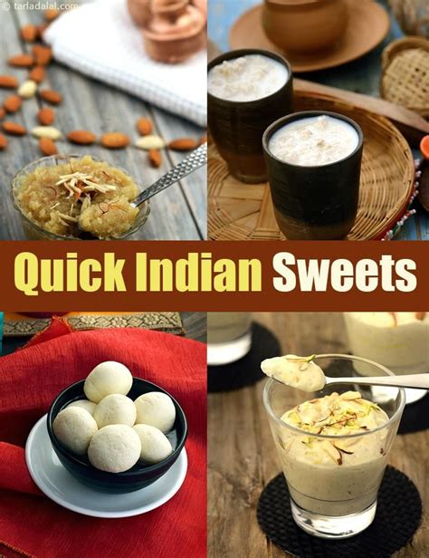 Quick Sweet Recipes 300 Quick Indian Sweet Recipes Mithai Indian
