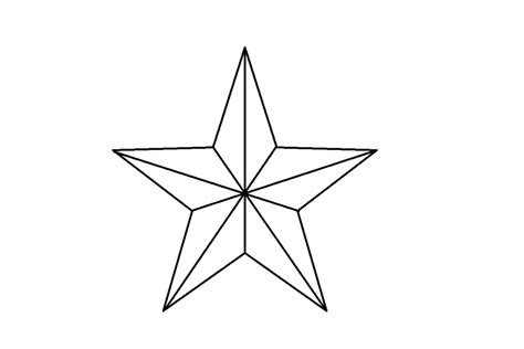 3d Star Sketch