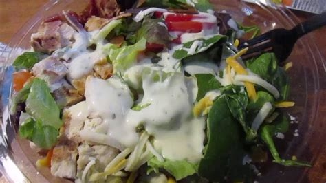 Mcdonald S Grilled Chicken Bacon Ranch Salad Youtube