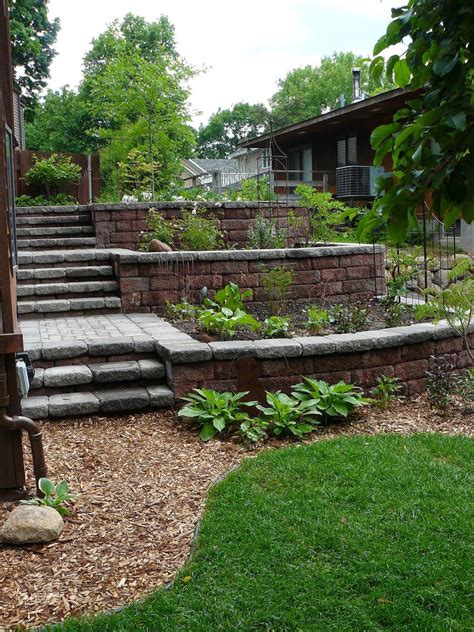 sloped backyard landscaping ideas on a budget