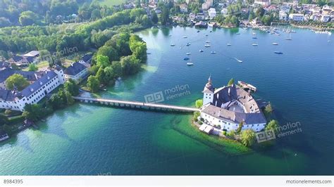 Gmunden Traunsee Lake Austria Summer Stock Video Footage 8984395