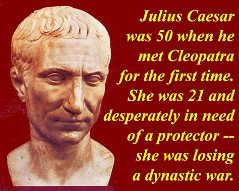 Cleopatra and julius caesar met in the summer of 48 bc, and they were lovers until the ides of march in 44 bc, when caesar was tragically murdered. Julius Caesar And Cleopatra Relationship Age have of ...