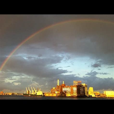 Rainbow Over Downtown Baltimore This Shot Was Taken By Sun Crime