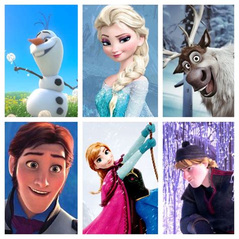 characters in frozen