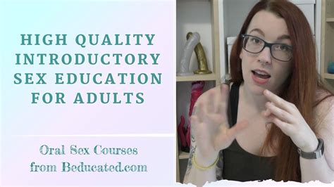 Reviewing Sexual Education Courses From Beducated Youtube