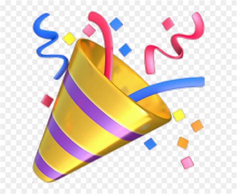 Party Popper Emoji 🎉 Party Popper Emoji Emoticon