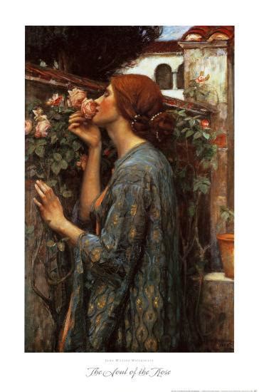 The Soul Of The Rose 1908 Print By John William Waterhouse At