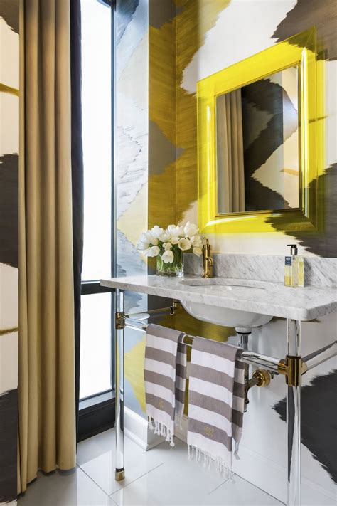 Discover Powder Room Ideas Featuring Innovative Wall Mirror Designs
