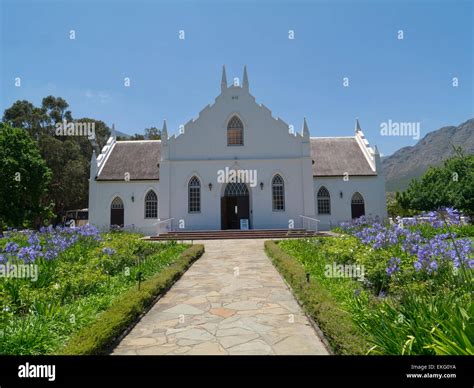Old Cape Dutch Style Church Franschhoek Western Cape Province South