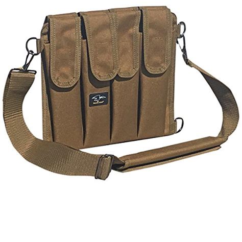 Galati Gear 9mm Shoulder Magazine Pouch Holds 8 Coyote Brown