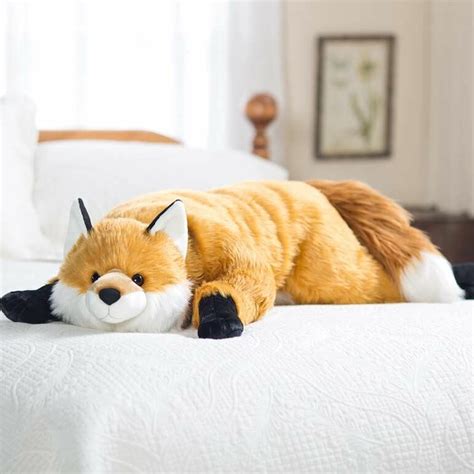 Plow And Hearth Fuzzy Fox Bed Rest Pillow And Reviews Wayfair