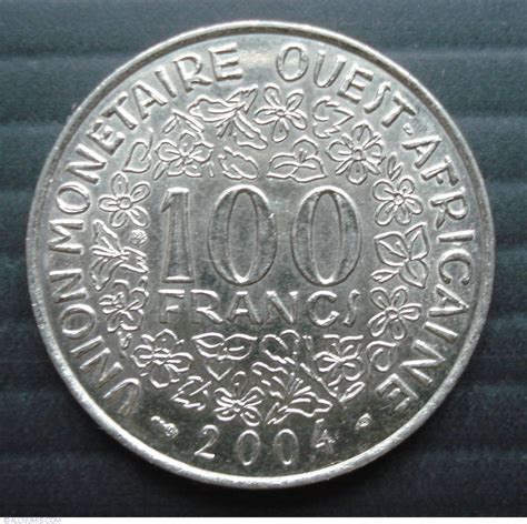 100 Francs 2004 Monetary Union 1948 Present West African States