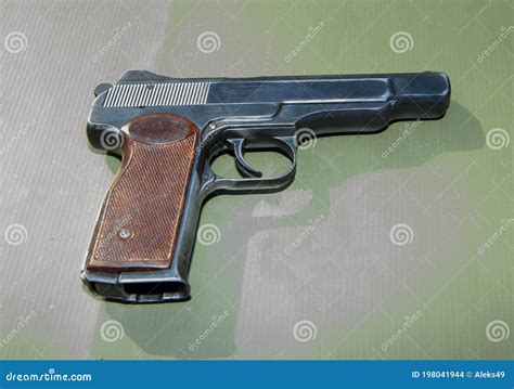9 Mm Stechkin Pistol Stock Photo Image Of Automatic 198041944