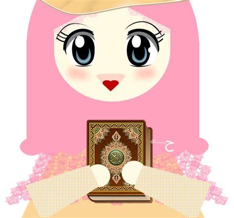 Kartun Muslimah Pink Gallery Islami Terbaru