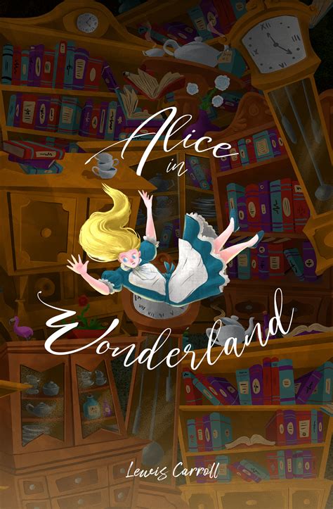 Artstation Alice In Wonderland Book Cover