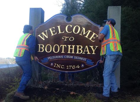 The Sign Is Back Boothbay Register