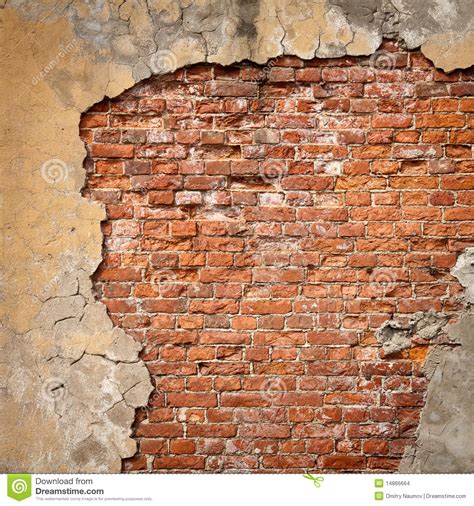 Old Brick Wall Stock Photo Image Of Front House Dirty