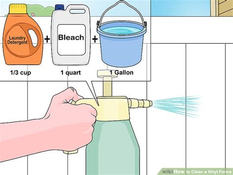 To clean a pvc fence, start by hosing down a small section of the fence. How to Clean a Vinyl Fence: 11 Steps (with Pictures) - wikiHow