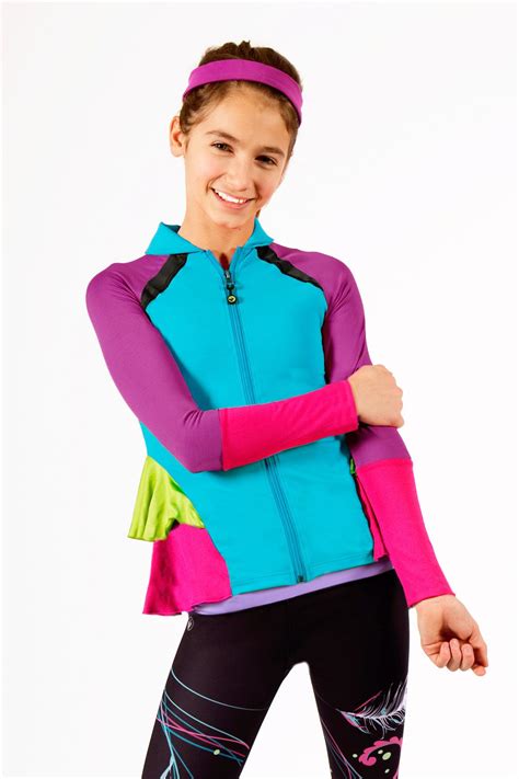 On The Run Two Tier Jacket Girls Activewear Tiered Jackets Clothes