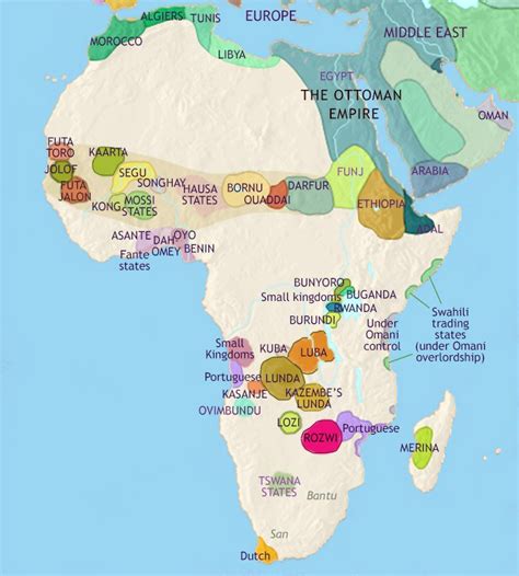 Map Of Africa In 1500 Bce African Farming Is Developed Timemaps