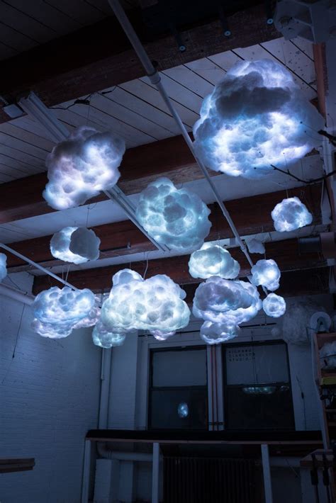 Interactive Cloud Fancy Com Ceiling Lights Diy Cloud Lamp Diy Diy Clouds