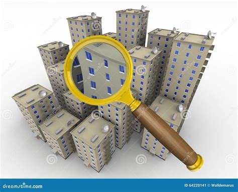 Apartment Search Concept Stock Illustration Illustration Of Tool