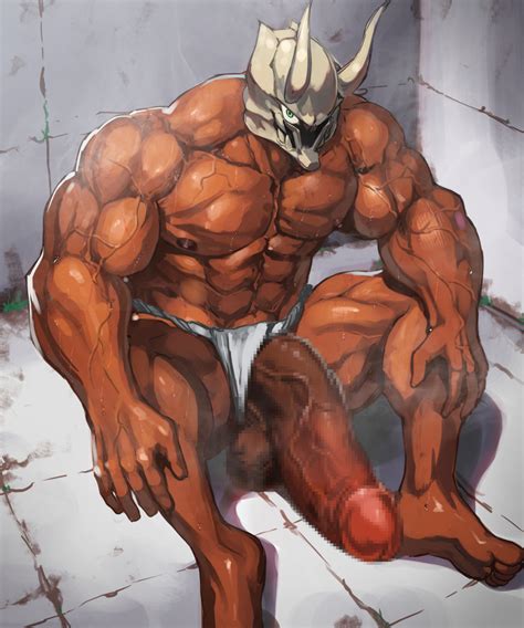 Rule 34 Gay Hyper Penis Mask Masked Muscles Muscular Male 4092204