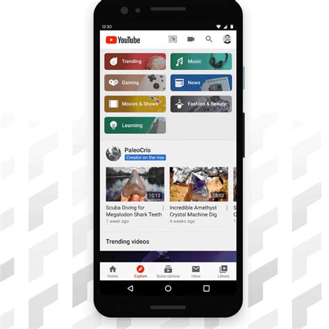 Youtube Finally Begins Rolling Out The Explore Tab To Its Android And