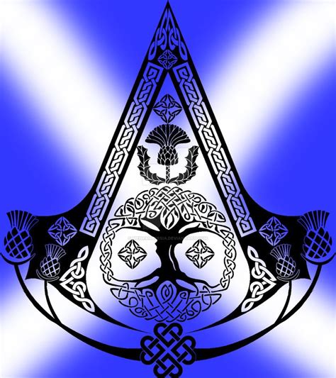 Scottish Assassin Symbol By Mehranpersia Assassins Creed Artwork Assassins Creed Tattoo