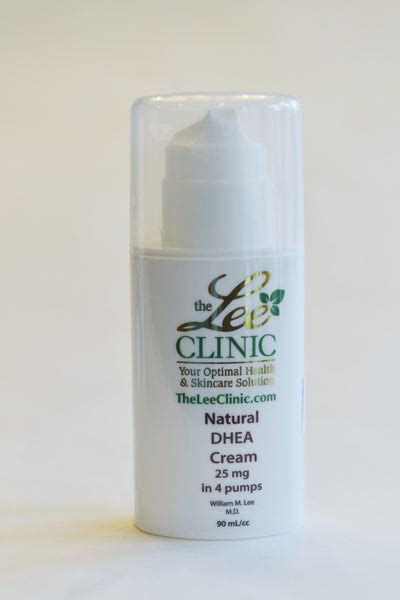 tlc physician s dhea cream 25 mg in 4 pumps the lee clinic