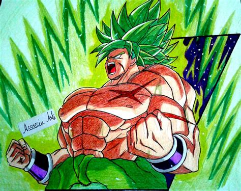 🔱drawing🔱 Full Powered Broly Anime Amino
