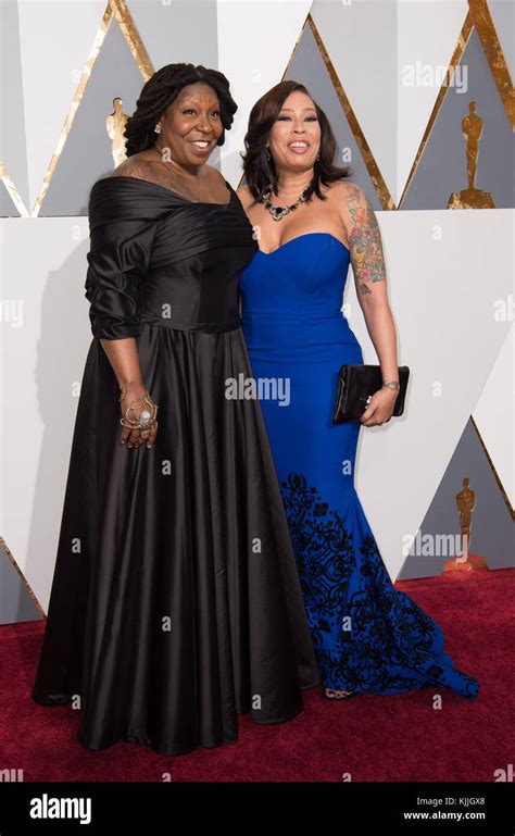 Hollywood Ca February 28 Whoopi Goldberg And Daughter Alex Martin
