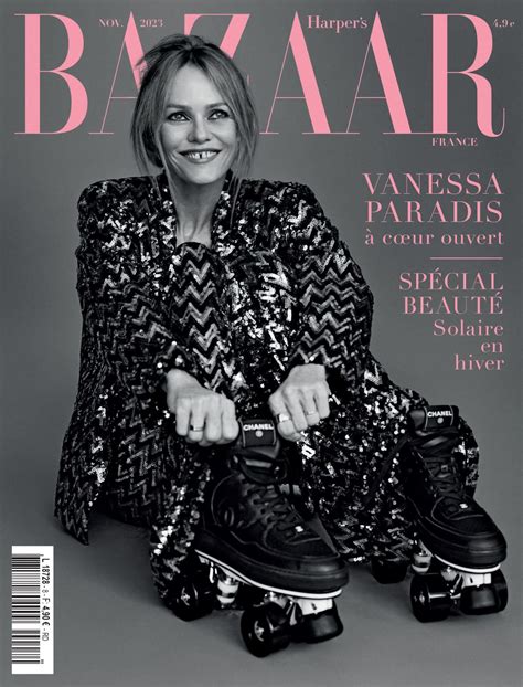 French Singer Vanessa Paradis Graces The Cover Of Harpers Bazaar