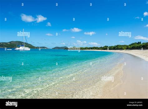 Long Bay Beach Beef Island Tortola Islas Vírgenes Británicas Indias Occidentales El Caribe