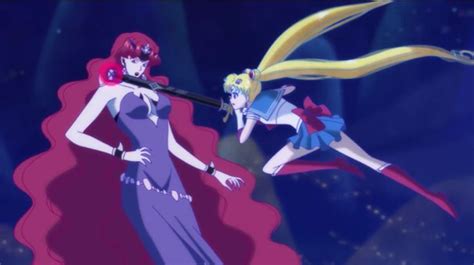 Sailor Moon Crystal Act XII Enemy Queen Metalia con imágenes
