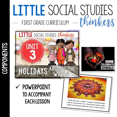 Little 1st Grade Social Studies Thinkers Unit 3 Holidays Around The